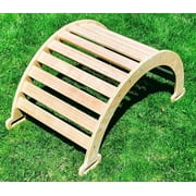 Avenlur Pikler Arch Toddler Toy - Waldorf Balance Board, Baby Montessori Toys, Wooden Climber, Step Ladder for Kids, Indoor Play Gym for Toddlers, Wooden Baby Rocker(Rocker)