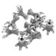thumbnail image 2 of Cuentas de garra de dragón para joyería, dijes de tapa, cuentas de extremo, espaciador, collar, colgante, pulsera, accesorios, colgante de metal, artesanía de flores, 2 of 4