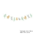 thumbnail image 3 of FELTECHELECTR 2 pancartas colgantes de estilo animal para fiestas, adornos colgantes, pancartas navideñas, 3 of 7