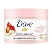 Dove Exfoliating Body Polish Body Scrub with Pomegranate and Shea, 10.5 Oz, 6 Pack
