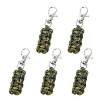 Uxcell Paracord Zipper Pull Polyester Zipper Pulls Replacement Woven Rope with Metal Clasp for Clothing Accessories Olive Green
