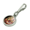 thumbnail image 2 of Christmas Holiday Santa Arms Full of Toys Antiqued Charm Clothes Purse Suitcase Backpack Zipper Pull Aid, 2 of 5