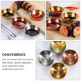 thumbnail image 3 of High Quality Multipurpose Stainless Steel Tableware Sauce Dishes Household Small Bowl Sauce Plate Food Snack Dish Seasoning Dish SILVER 1PC, 3 of 8