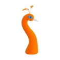 thumbnail image 4 of yotijay Peacock Mannequin Head Floral Arrangement Decor Home Decor for Bridal Shower Orange, 4 of 9