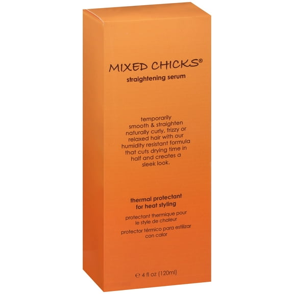 Mixed Chicks Thermal Protectant for Heat Styling Straightening Serum 4 fl oz Box