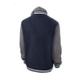 thumbnail image 6 of Sport-Tek Insulated Letterman Jacket-3XL (True Navy/ Vintage Heather), 6 of 6