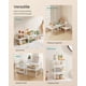 thumbnail image 5 of Organizador de Gabinete SONGMICS Juego de 3 Repisas para Cocina Blanco Nieve, 5 of 7