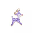 thumbnail image 4 of HOOUN 50 pcs KC Gold Color Alloy Enamel Deer Charms 21X14MM DIY Jewelry Making C20002-Black, 4 of 8