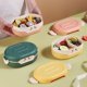 thumbnail image 3 of Fiambrera Bento para niños, a prueba de fugas, diseño de aislamiento térmico de 2 rejillas, fiambrera portátil para niños, fiambrera Bento sin BPA, contenedor de preparación de comidas apto, 3 of 3