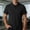Black, variant on Polo Shirt Men Y2k Tops Summer Style Mens Short-sleeved T-shirt Fashionable and Versatile Casual Wear Thin and Breathable with A Lapel Collar Suitable for Middle-aged Men Gray M
