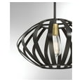 thumbnail image 6 of Trade Winds Josephine 16" Mini Pendant in Bronze Straps with Warm Brass Socket, 6 of 6