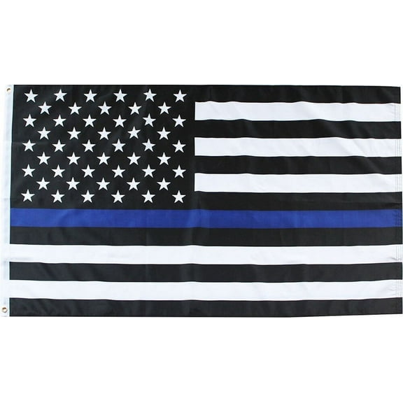 Briarwood Lane Thin Blue Line Police Grommet Flag