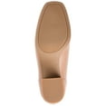 thumbnail image 5 of Journee Womens Maize Back Heel Zip Stacked Heel Booties, 5 of 8