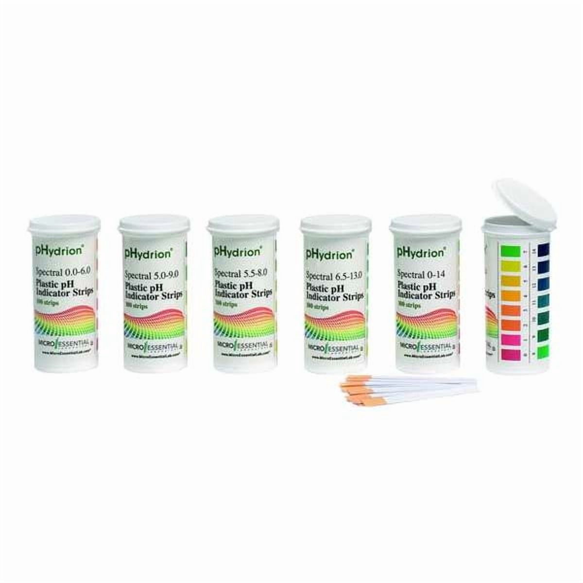 Hydrion pH Strips,Hydrion Spectral,0-6,PK100 9200