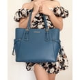 thumbnail image 3 of Michael Kors Voyager Travel Shoulder Tote Dark Chambray Blue Pebbled Leather, 3 of 4