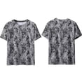 thumbnail image 5 of Yaoyar Mens and Womens Camouflage T-Shirt Sports Fitness Short Sleeve Blouse Military Camo Tees Summer Outdoor Crewneck Vintage Shirt Athletic Workout Tops,Camouflage,3XL, 5 of 8