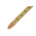 thumbnail image 2 of Levy's 2" Flowering Vine Hemp Series Guitar Strap Yellow Flower, 2 of 3
