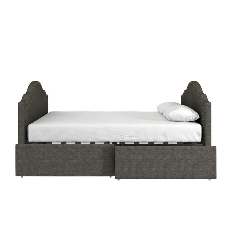 Novogratz boutique emma upholstered cheap daybed with drawers