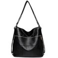 thumbnail image 2 of Bolso de hombro de gran capacidad 3 en 1, mochilas de cuero suave de alta calidad para la escuela, adolescentes, niñas, mochila de viaje de diseñador de marca Fivean unisex, 2 of 2