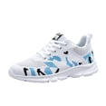 thumbnail image 2 of Breathable Knit Sneakers for Women Men, Lightweight Flexible Running Shoes with Camo Print, Comfortable Fashion Sport Walking Athletic Shoes, 2 of 6