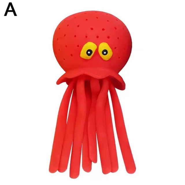 Octopus Squeezing Fun Creative Bathing Water Toys Absorb Water Octopus Decompression Spray Vent Octopus