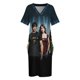 thumbnail image 4 of El mejor diseño de regalo-11 vestido suelto con bolsillos ropa vestido vendaje vestidos mujer verano 2025 vestido suelto de verano, 4 of 7