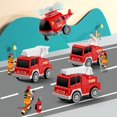 thumbnail image 4 of Camión de bomberos de juguete FunMission 5 en 1 con potencia de fricción de 3 a 9 años, 4 of 7