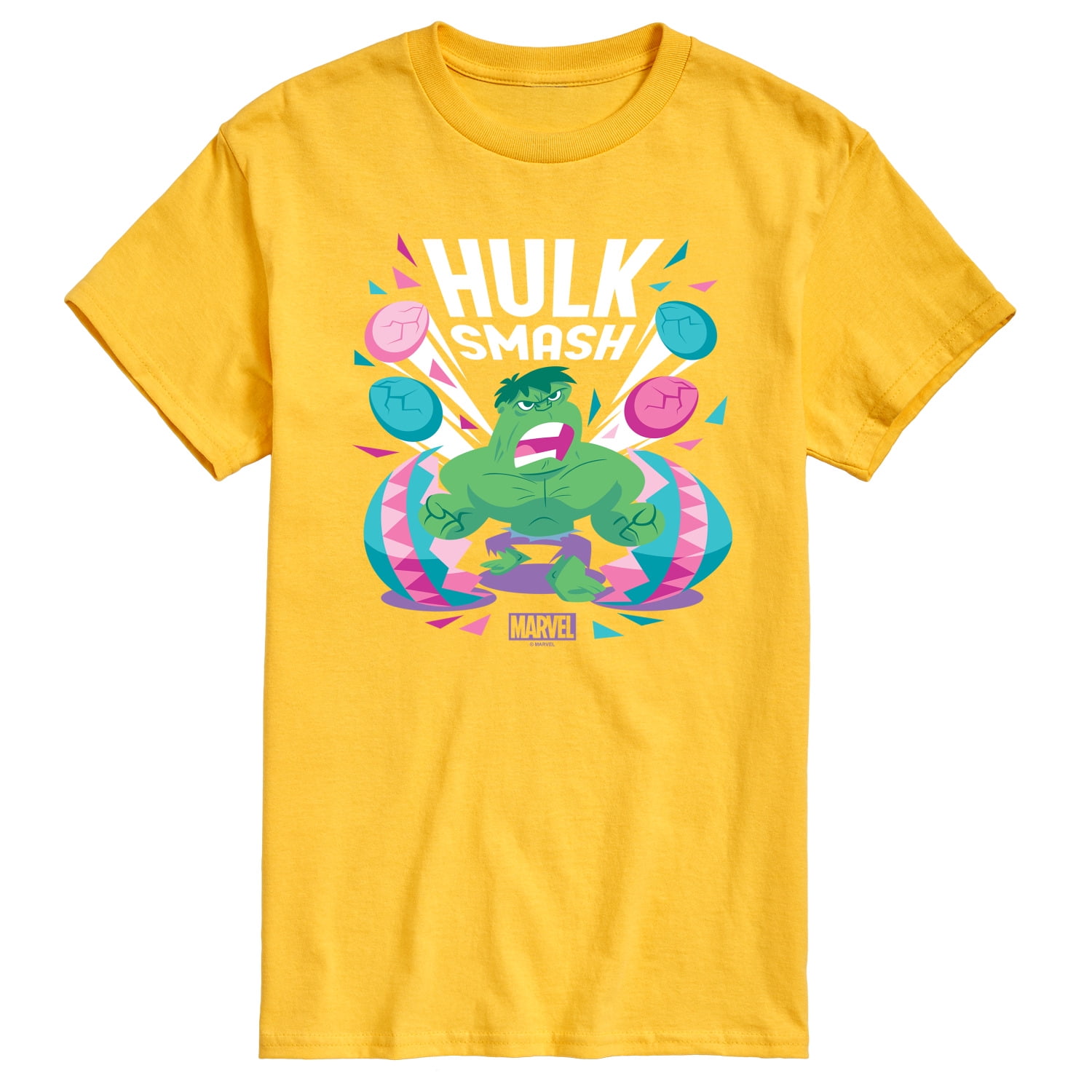 Marvel The Incredible Hulk - Smash Easter - Men s Short Sleeve Graphic T-Shirt