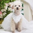 thumbnail image 4 of Methold Vestido de novia elegante para perros Vestido de novia para perros elegante y cómodo Ropa para perros de lujo Ropa para mascotas, 4 of 6