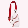 thumbnail image 4 of Bolso de pecho Bolso de viaje de cuero de PU Impresión Moda Casual Exquisito para hombres Mujeres, 4 of 4