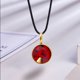 thumbnail image 5 of Piedra de nacimiento, diamantes de imitación, cuentas redondas doradas de cristal, fabricación de joyas DIY, decoraciones de gota, cadena, Ropa, zapatos y accesorios Miscelánea rojo brillante Minnieouse AP010355-09B, 5 of 6