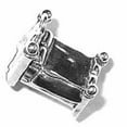 thumbnail image 1 of Sterling Silver 24" .8mm Box Chain 3D Four Poster Bed Pendant Necklace, 1 of 2