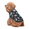 thumbnail image 5 of Salouo Space Pattern Small Dog Hoodie Sweatshirts Dog Clothes Coat Clothing Puppy Sweater Outfit Pullover Pet Winter Coat Sweater Outfit-Medium, 5 of 7