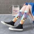 thumbnail image 5 of Masiiu Bluey Print Adult Crew socks, Comfortable Novelty Colorful Patterned, Breathable, Stylish Colorblock for Men Women, 5 of 6