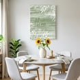 thumbnail image 6 of Canvas Wall Art Home Sweet Home Canvas Art Print Country Farmhouse Minimalist Leaf Green Wood Grain Wall Decor for Living Room Bedroom Artwork Decorations Stretched Framed Ready to Hang 16"x20", 6 of 9