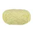 thumbnail image 1 of Unique Bargains Super Bulky 100% Polyester Light Yellow Velvet Chenille Yarn, 87 Yards, 1 of 7