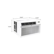 LG 10,000 BTU 115V Window-Mounted Air Conditioner with Wi-Fi Control, LW1017ERSM