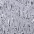 thumbnail image 7 of Alvivi Women's Sparkly Sequins Tassels Fringe Flapper Dress Latin Tango Belly 1920s Dance Costume Silver-gray One_Size, 7 of 7