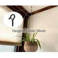 thumbnail image 3 of 32 Piezas Ganchos de Tornillo, Ganchos de Tornillo para Exteriores, Ganchos de Techo, Ganchos para Luces Navideñas, para Colgar Plantas en Macetas, Decoraciones Navideñas, Linternas, Guirnaldas, Negro, 3 of 5