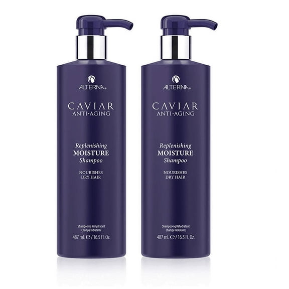 Alterna Caviar Anti-Aging Replenishing Moisture Shampoo 16.5 Oz (Pack Of 2 Shampoos)