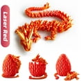 Dragon Egg,15in Crystal Dragon,Surprise Egg,Articulated Dragon,3D