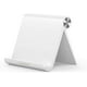 thumbnail image 1 of Soporte para teléfono celular para escritorio ajustable compatible con iPhone 13 12 Pro Max 11 SE XS XR 8 Plus 6 7 Samsung Galaxy Note 20 S20 S10 S9 S8 Android Smartphone Base, blanco-2 unidades, 1 of 5
