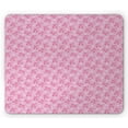 thumbnail image 1 of Ballet Mouse Pad, Ballet Pointe Shoes with Flowers Pastel Tone Girlish Feminine Pattern, Rectangle Non-Slip Rubber Mousepad, Pink Pale Pink and White, by Ambesonne, 1 of 2