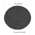 thumbnail image 2 of Uxcell 5.39" Round Nonwoven Tree Mulch Ring Mat Cover Plant, Black 6 Pack, 2 of 5