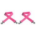 thumbnail image 1 of Uxcell 100cmx3.8cm Ski Carrier Strap, 2 Pack Snowboard Boot Carrying Strap Bright Pink, 1 of 7