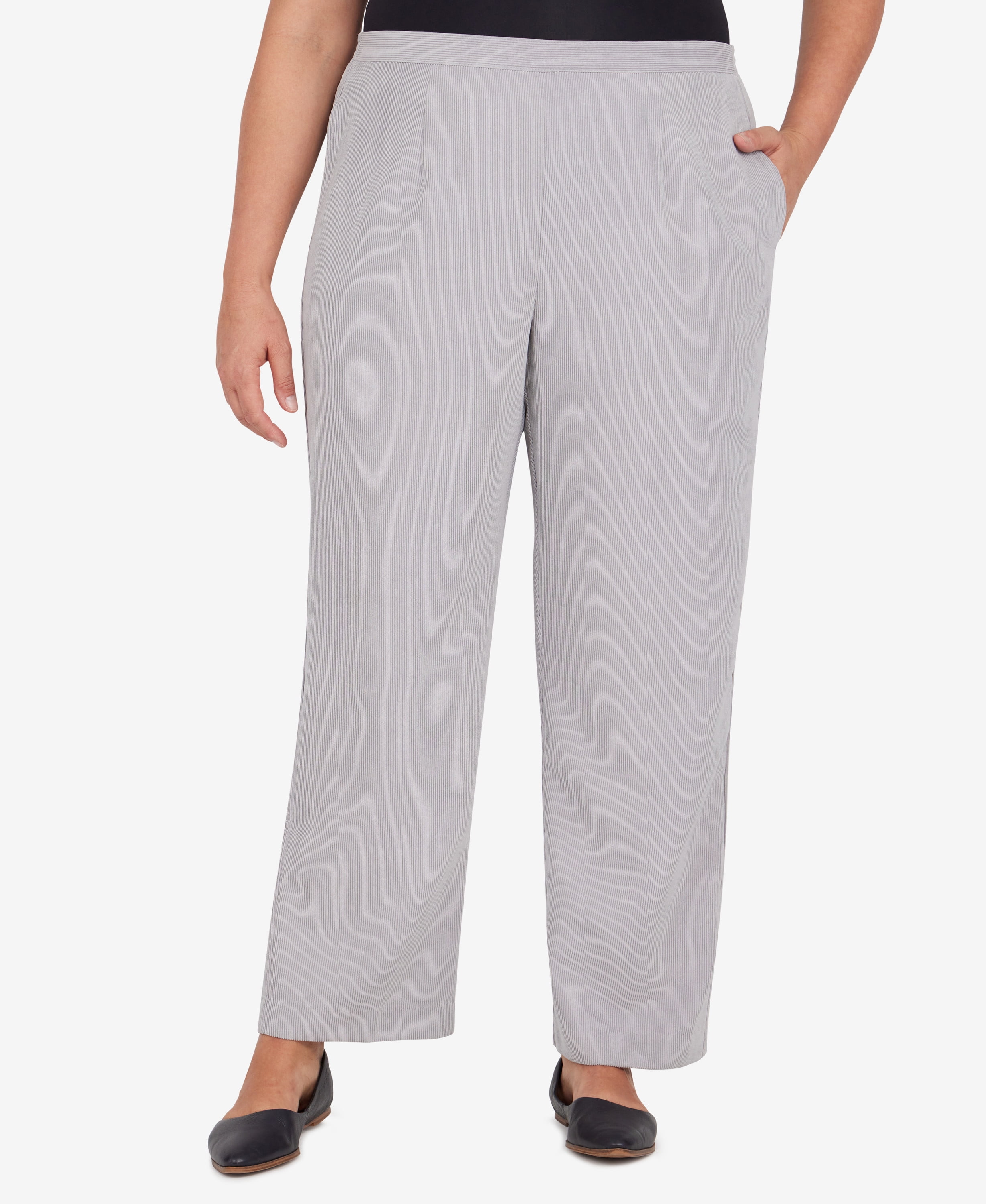 Alfred dunner corduroy deals pull on pants