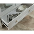 thumbnail image 3 of Home Source Display Storage Cabinet in White with Glass Doors, 3 of 3