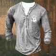 thumbnail image 2 of VJATTWR Men's Slim Fit Long Sleeve T-Shirt, Tapered Body and Sleeves, Modern Stylish Look Xxl, 2 of 4