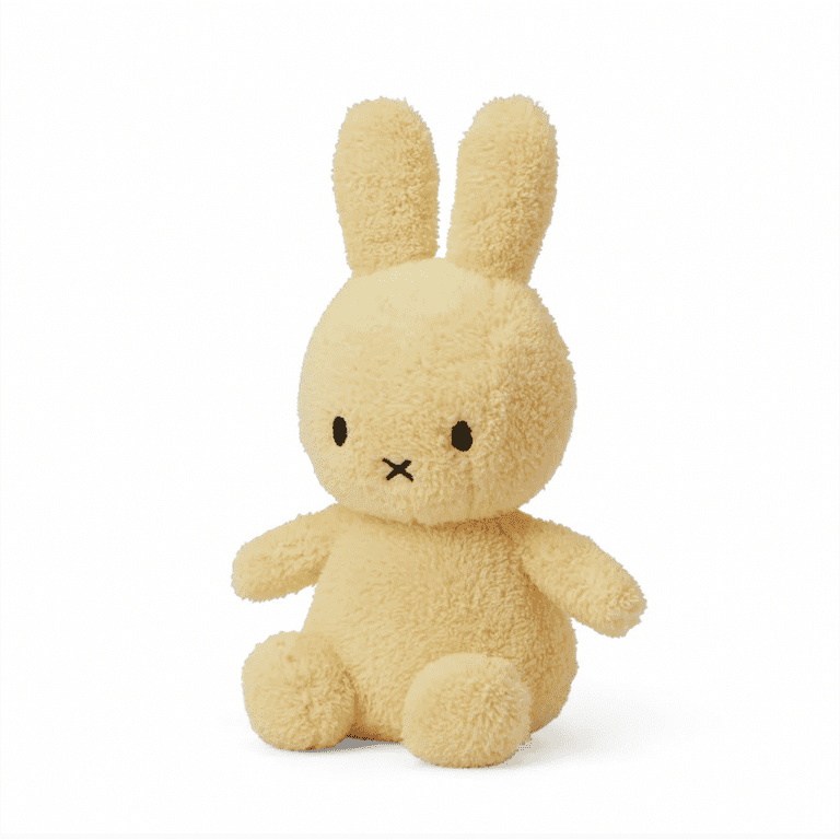 Miffy Sitting Terry Light Yellow - 23cm ~ 9 inches - Walmart.com