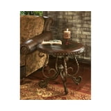 Signature Design by Ashley Traditional Rafferty End Table Dark Brown ...
